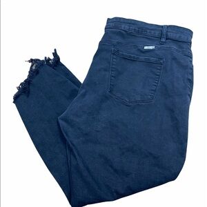 KanCan size 3X black distressed jeans